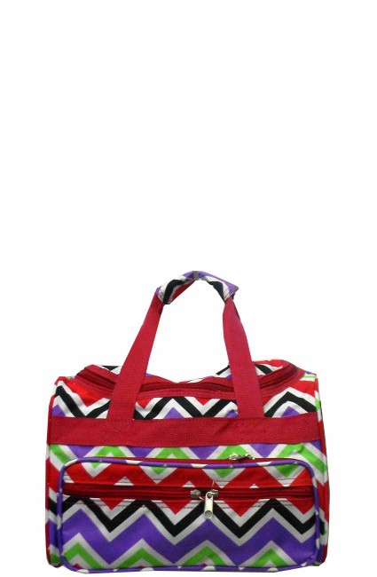 Printed Duffle Bag- T13CV/RED